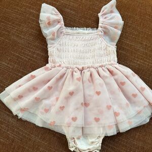 Noralee Pink Heart Tutu Bubble